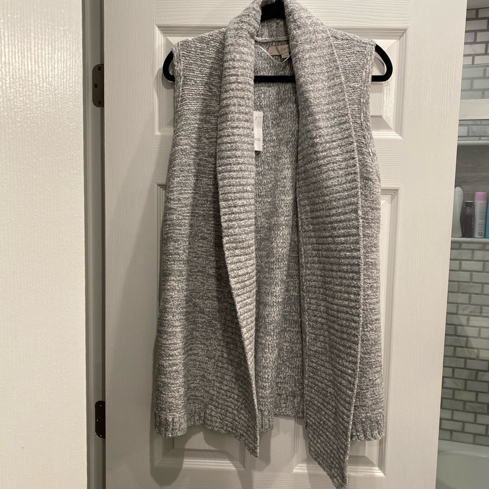 Loft open sweater vest